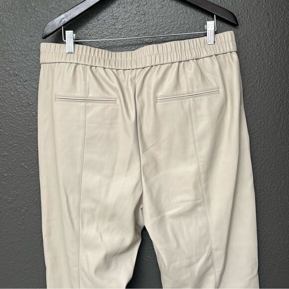 Ann Taylor Faux Leather Pull on Pant - Picture 7 of 13